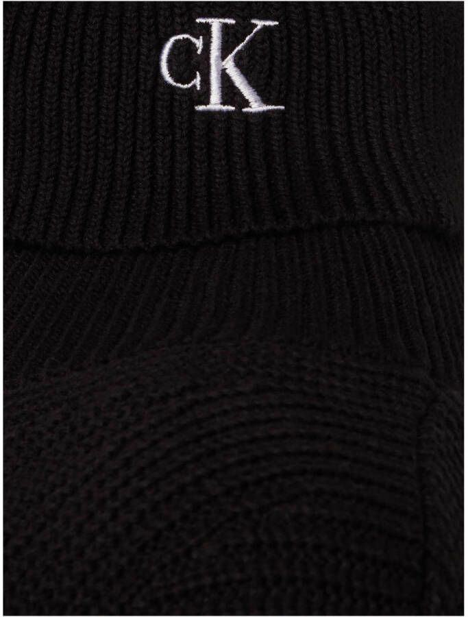 CALVIN KLEIN JEANS gebreide trui zwart