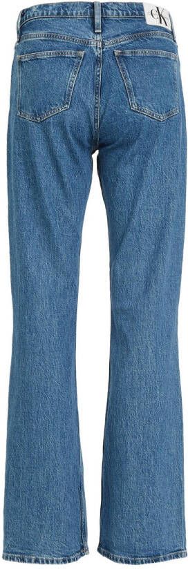 CALVIN KLEIN JEANS high waist bootcut jeans blauw