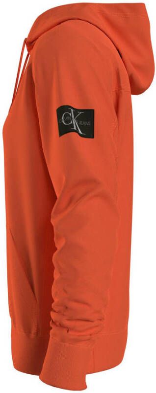 CALVIN KLEIN JEANS hoodie coral orange