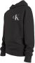 Calvin Klein Jeans hoodie met logo zwart Sweater Logo 116 - Thumbnail 6