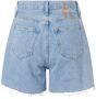 Calvin Klein Blauwe Shorts met Geborduurd Logo Blue Dames - Thumbnail 9