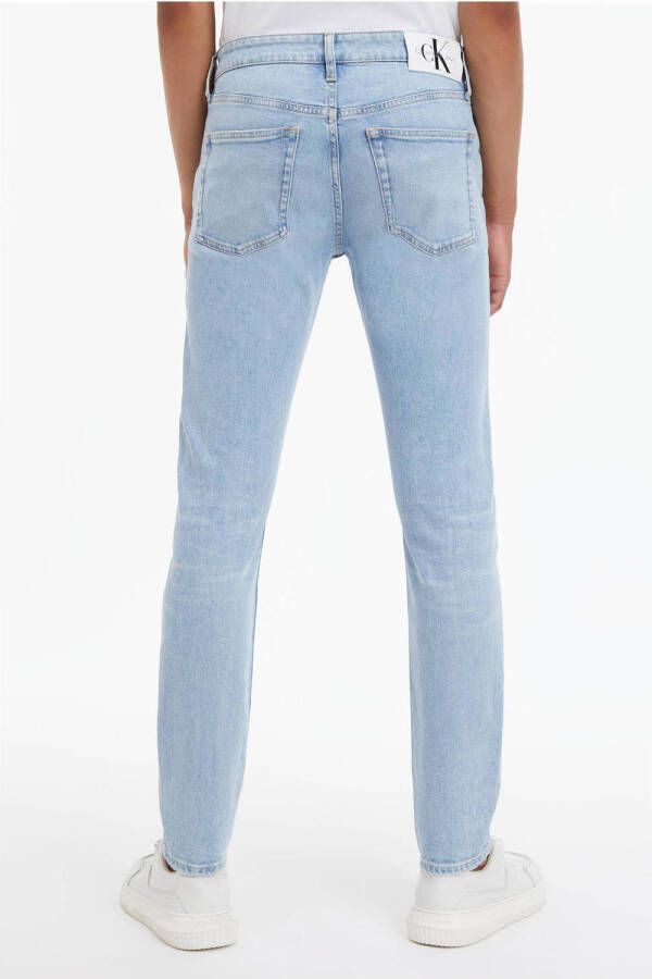 CALVIN KLEIN JEANS slim fit tapered jeans denim light