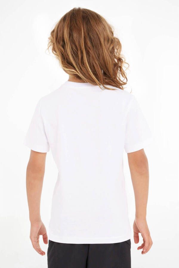 CALVIN KLEIN JEANS T-shirt met biologisch katoen wit