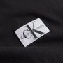 Calvin Klein Zwarte T-shirt Badge Seaming Tee - Thumbnail 7