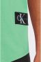 Calvin Klein Jeans T-shirt met verlengde achterkant model 'BADGE' - Thumbnail 8