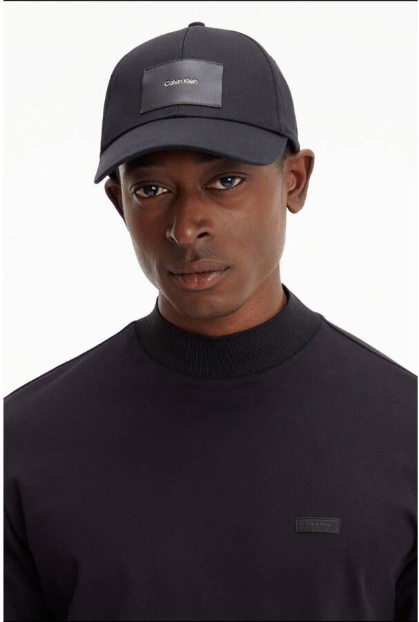 Calvin Klein pet met logo zwart