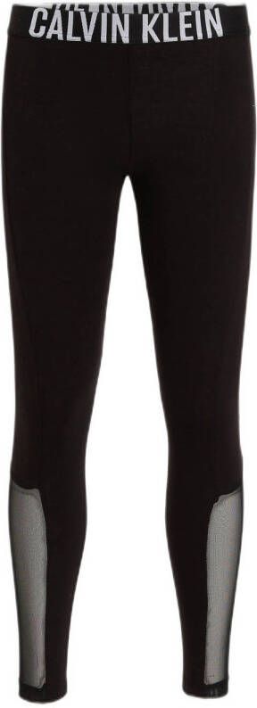Calvin Klein pyjama met korte mouwen lila zwart