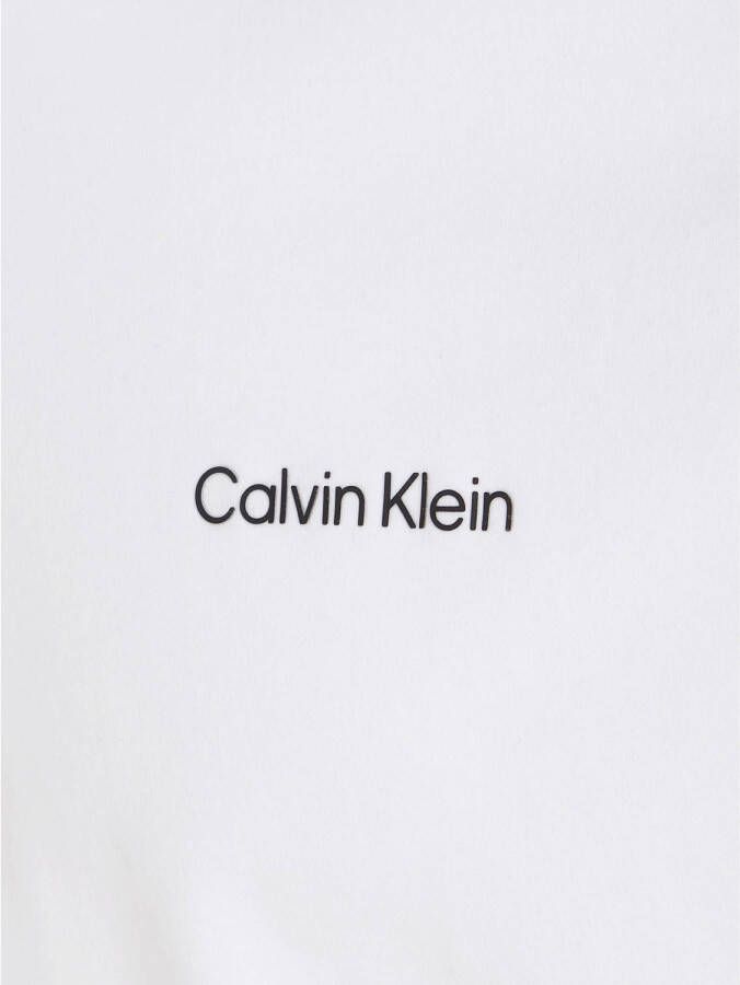 Calvin Klein regular fit T-shirt met biologisch katoen bright white
