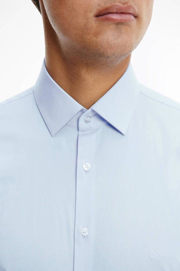 Calvin Klein slim fit overhemd calm blue