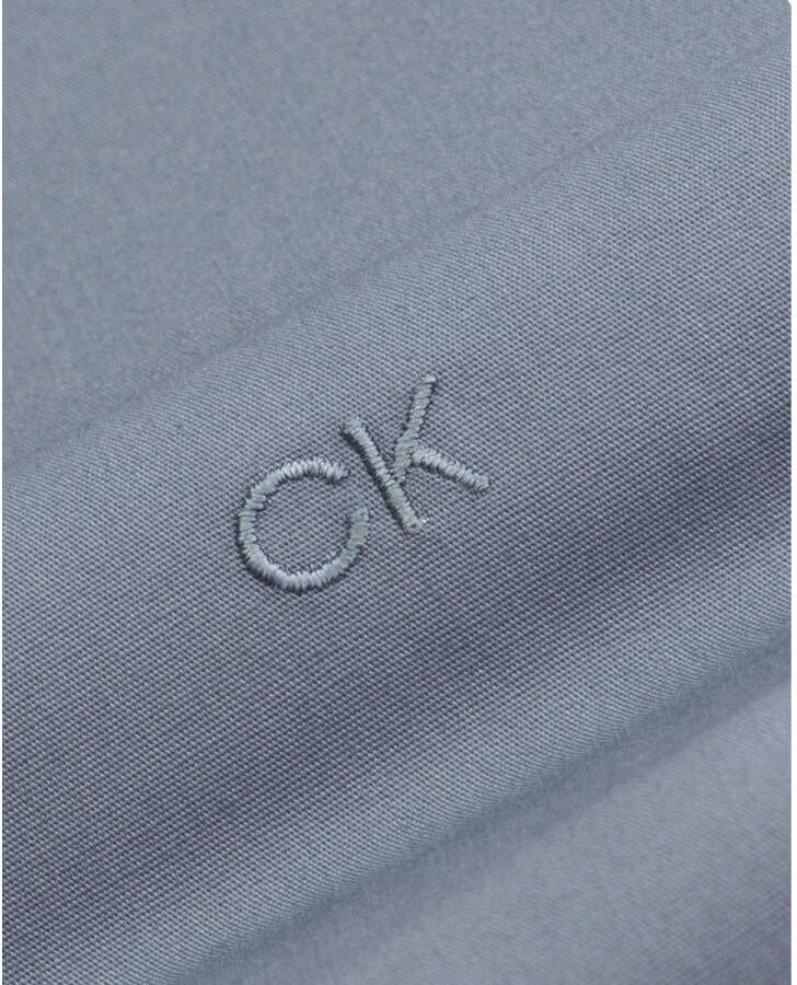 Calvin Klein slim fit overhemd polin stretch grey tar