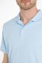 CALVIN KLEIN Heren Polo's & T-shirts Smooth Cotton Slim Polo Lichtblauw - Thumbnail 7