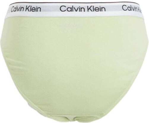 Calvin Klein slip (set van 5) lime zwart grijs wit