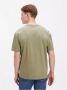 Calvin Klein Moderne Groene T-shirt met Micrologo Green Heren - Thumbnail 3