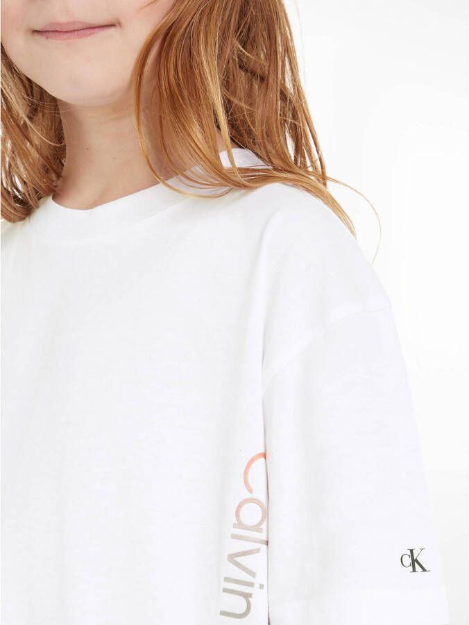 Calvin Klein T-shirt met biologisch katoen wit