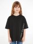 Calvin Klein T-shirt met biologisch katoen zwart Katoen (biologisch) Ronde hals 116 - Thumbnail 3