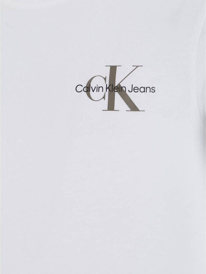 Calvin Klein T-shirt met logo wit