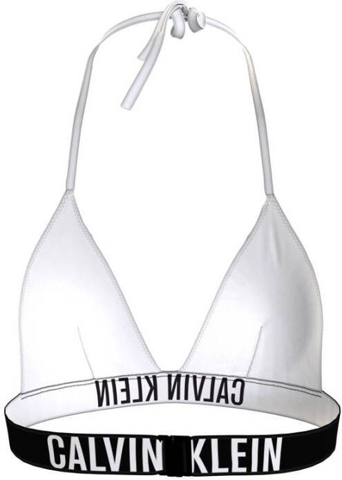 Calvin Klein voorgevormde triangel bikinitop wit