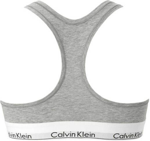 Calvin Klein UNDERWEAR niet-voorgevormde bh top grijs melÃ©e
