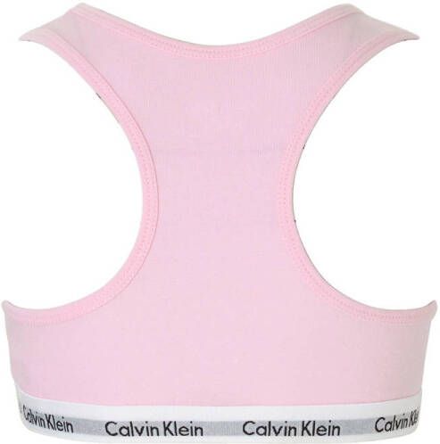 Calvin Klein UNDERWEAR bh top set van 2 roze grijs melange