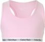 Calvin Klein UNDERWEAR bh top set van 2 roze grijs melange Meisjes Katoen 128-140 - Thumbnail 5