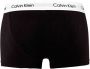 CALVIN KLEIN UNDERWEAR Calvin Klein Heren Boxershorts 3-pack Low Rise Trunks Zwart - Thumbnail 11