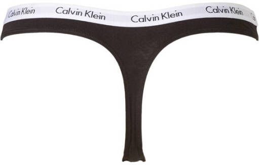 Calvin Klein UNDERWEAR string (set van 3) zwart wit