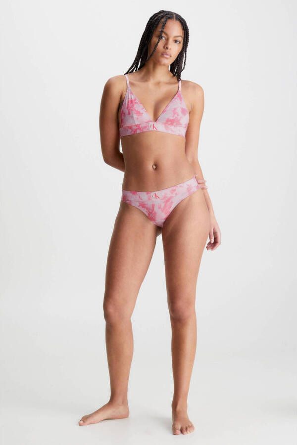 Calvin Klein voorgevormde triangel bikinitop roze