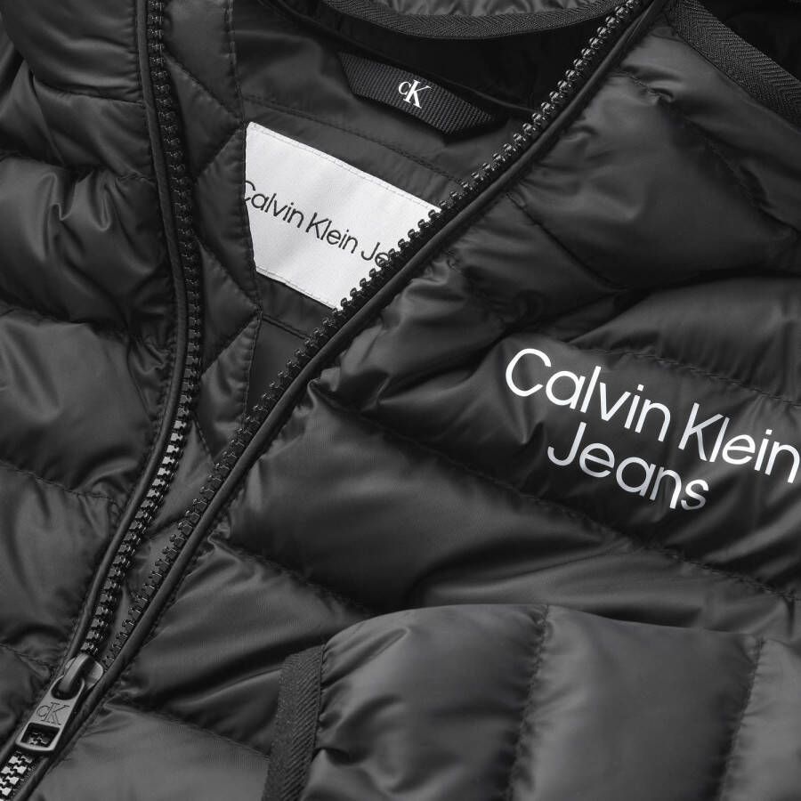 Calvin Klein winterjas van gerecycled polyester zwart