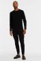 Calvin Klein Zwarte Herentrui van Wol Klassieke Wol Sweater Black Green Heren - Thumbnail 10
