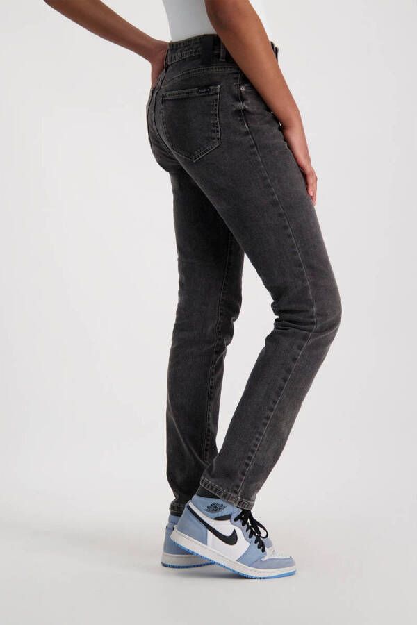 Cars high waist regular fit jeans Isalie donkergrijs