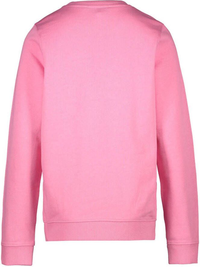 Cars sweater Bibby met printopdruk roze
