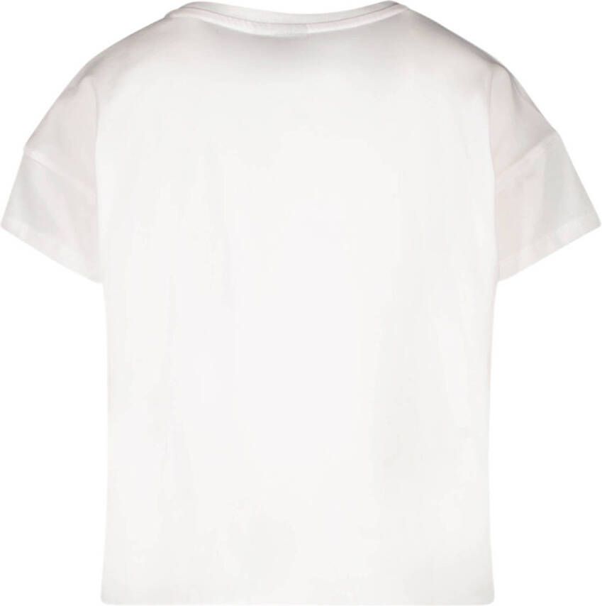 Cars T-shirt Mikka met printopdruk wit