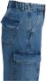 Cars wide leg jeans Kids MIFRE Cargo Denim Bleached Used bleached used Blauw 116 - Thumbnail 2