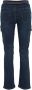 Cassis high waist bootcut cargo jeans medium blue denim - Thumbnail 2