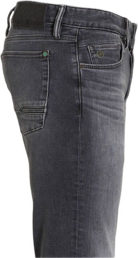 Cast Iron slim fit jeans Riser grey stone wash