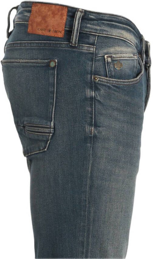 Cast Iron slim fit jeans Riser dark washed