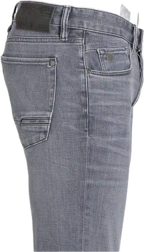 Cast Iron slim fit jeans Riser light grey wash