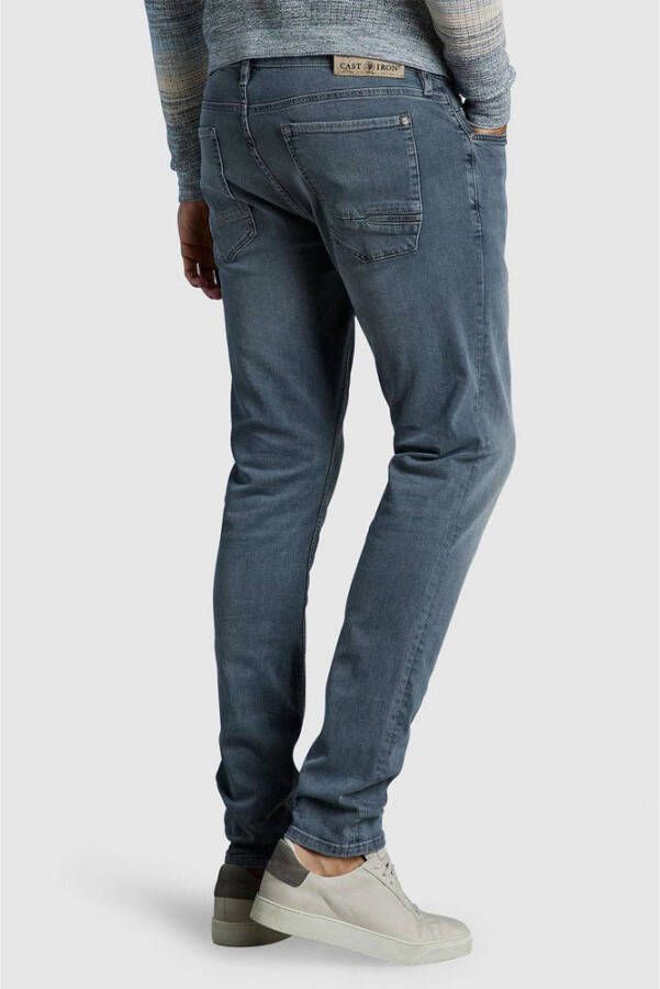 Cast Iron slim fit jeans Riser mid grey blue
