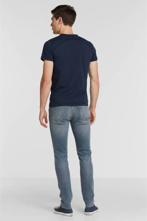Cast Iron slim fit jeans Riser mid grey blue