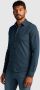 CAST IRON Heren Overhemden Long Sleeve Shirt Twill Jersey 2 Tone Donkerblauw - Thumbnail 7