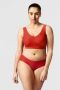 Chantelle voorgevormde bh top Soft Stretch rood - Thumbnail 2