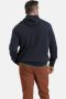 Charles Colby +FIT Collectie hoodie EARL HICKEN Plus Size donkerblauw - Thumbnail 2