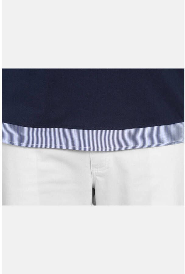 Charles Colby loose polo donkerblauw