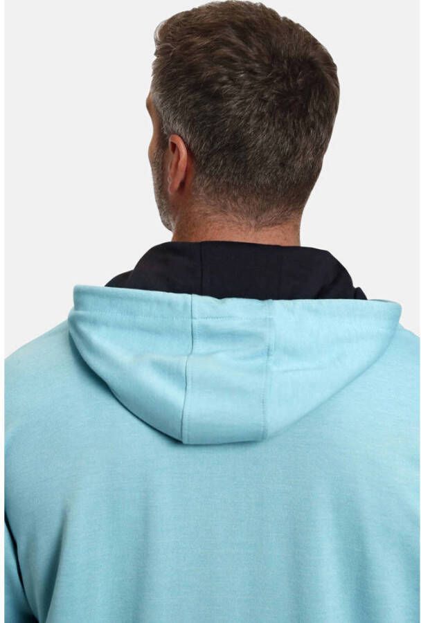 Charles Colby hoodie EARL ARLIN Plus Size turquoise