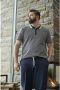 Charles Colby oversized polo EARL CARNEY Plus Size donkerblauw - Thumbnail 2