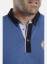 Charles Colby oversized polo EARL SINNT Plus Size blauw - Thumbnail 2