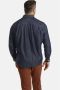 Charles Colby regular fit denim overhemd DUKE DAIRE Plus Size donkerblauw - Thumbnail 2