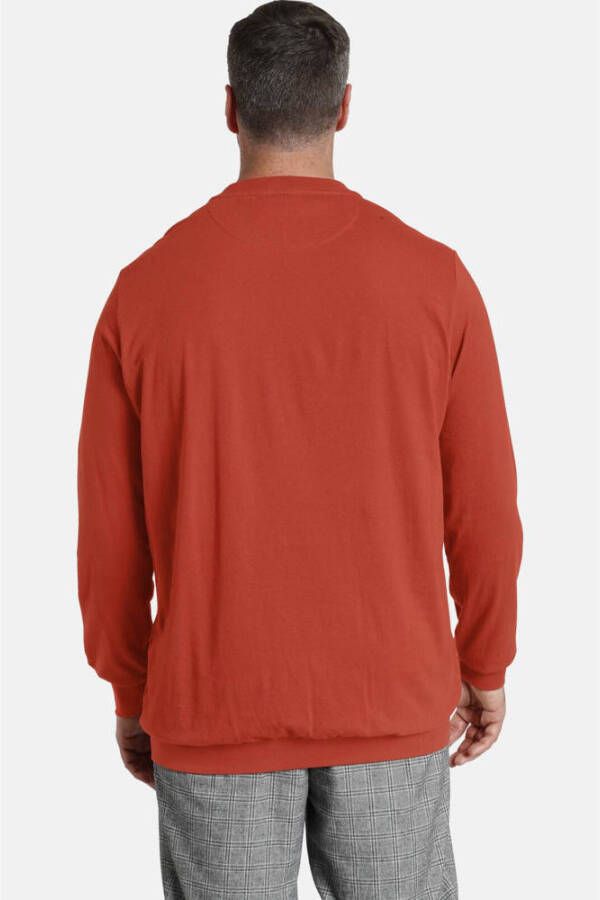 Charles Colby sweater EARL KEITH Plus Size brique