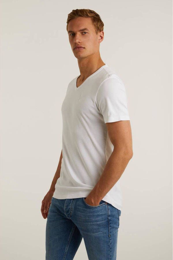 CHASIN' regular fit T-shirt Cave white - Foto 2