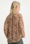 Circle of Trust blouse Suzy blouse met all over print zand - Thumbnail 3